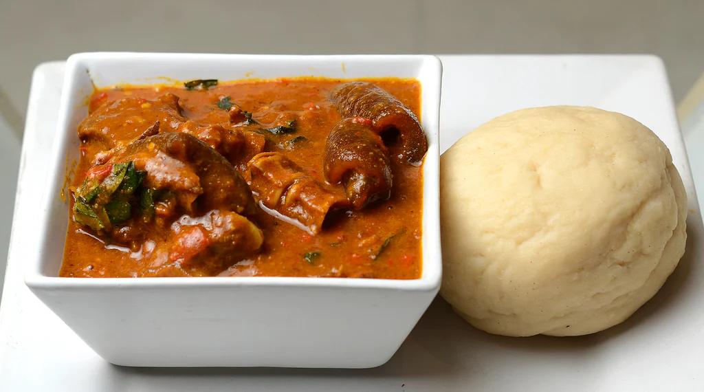 Ogbono Soup with Fufu